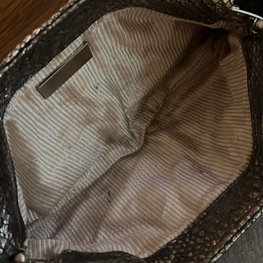 Lauren Merkin Clutch Bag - Beautiful with Dust Bag Metallic Clutch - Picture 6 of 7